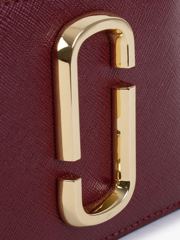 The Snapshot Top Zip Vachetta Red Multi Leather Wallet
