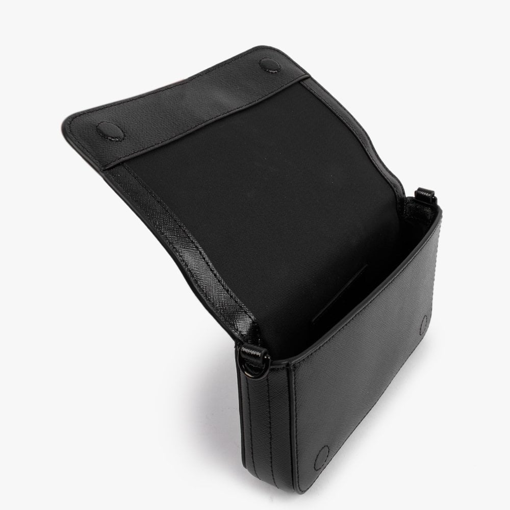 The Snapshot DTM Black Leather Cross-Body Bag