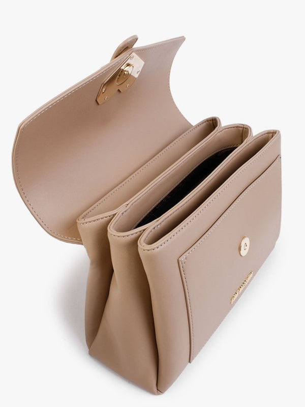 Lockie Heart Beige Shoulder Bag
