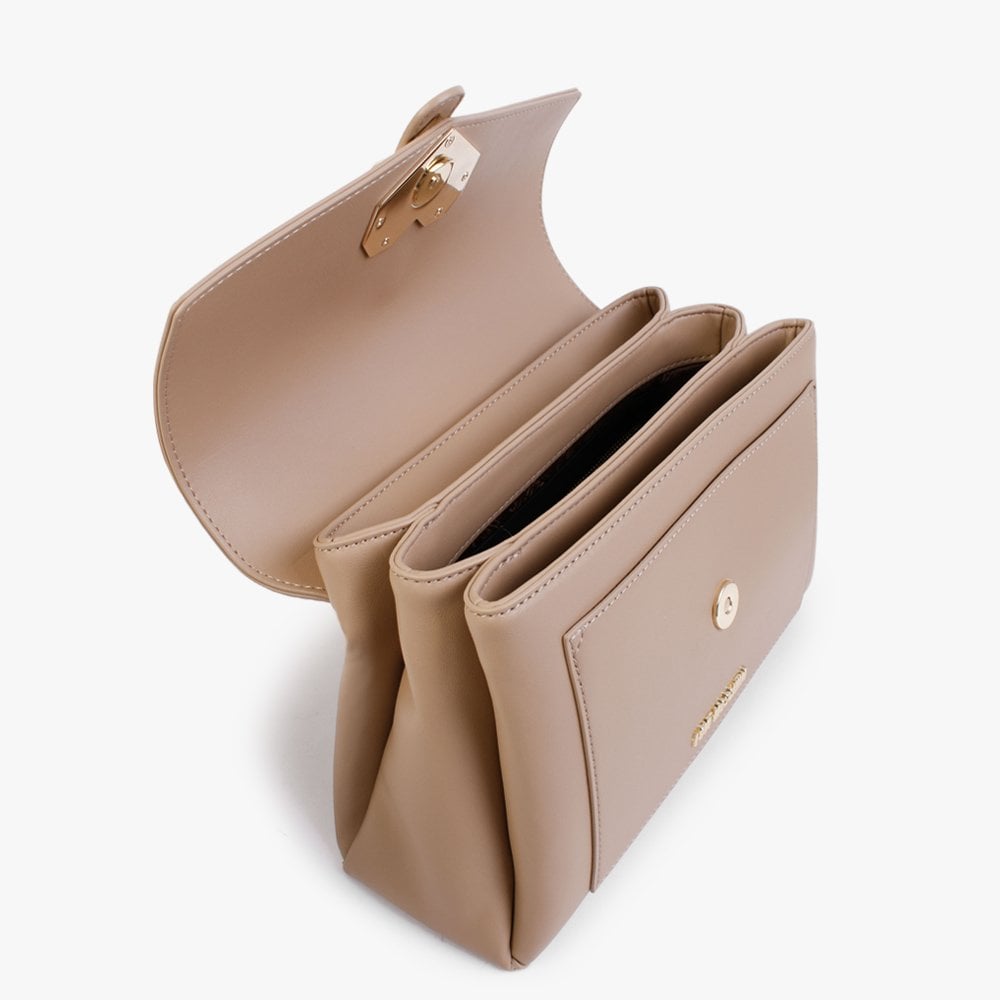 Lockie Heart Beige Shoulder Bag