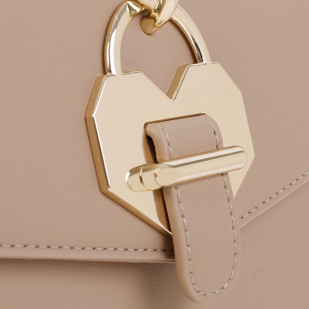 Lockie Heart Beige Shoulder Bag