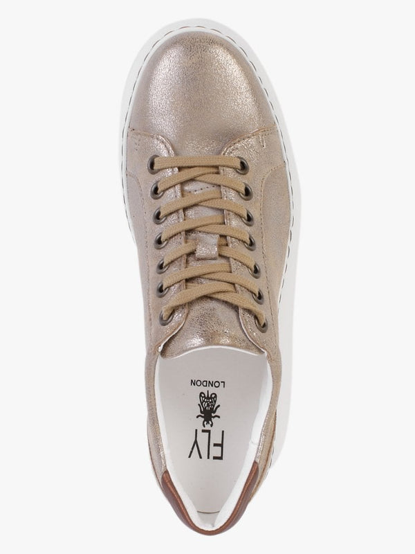 Dile Luna Leather Wedge Trainers