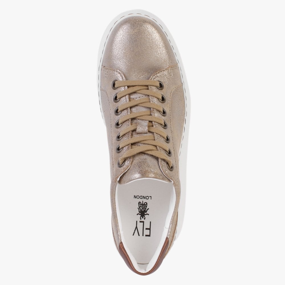 Dile Luna Leather Wedge Trainers