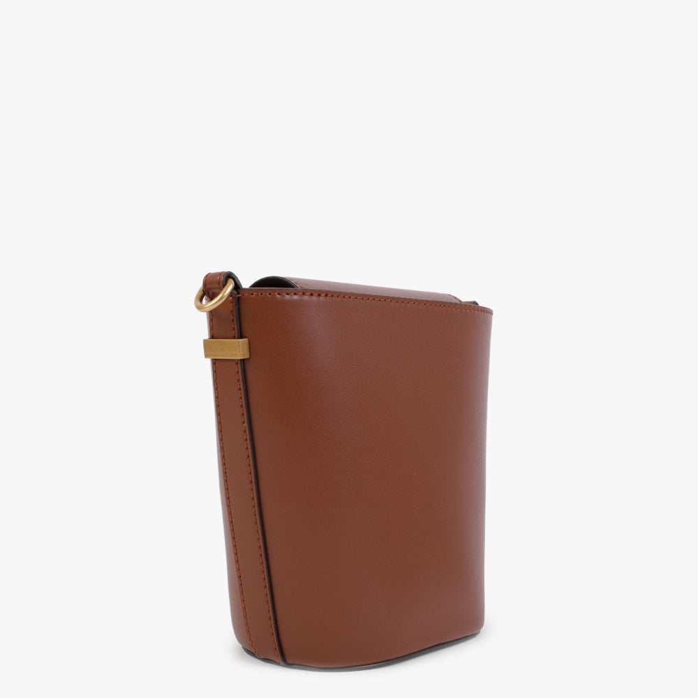 Hensely Whiskey Cross-Body Bucket Bag