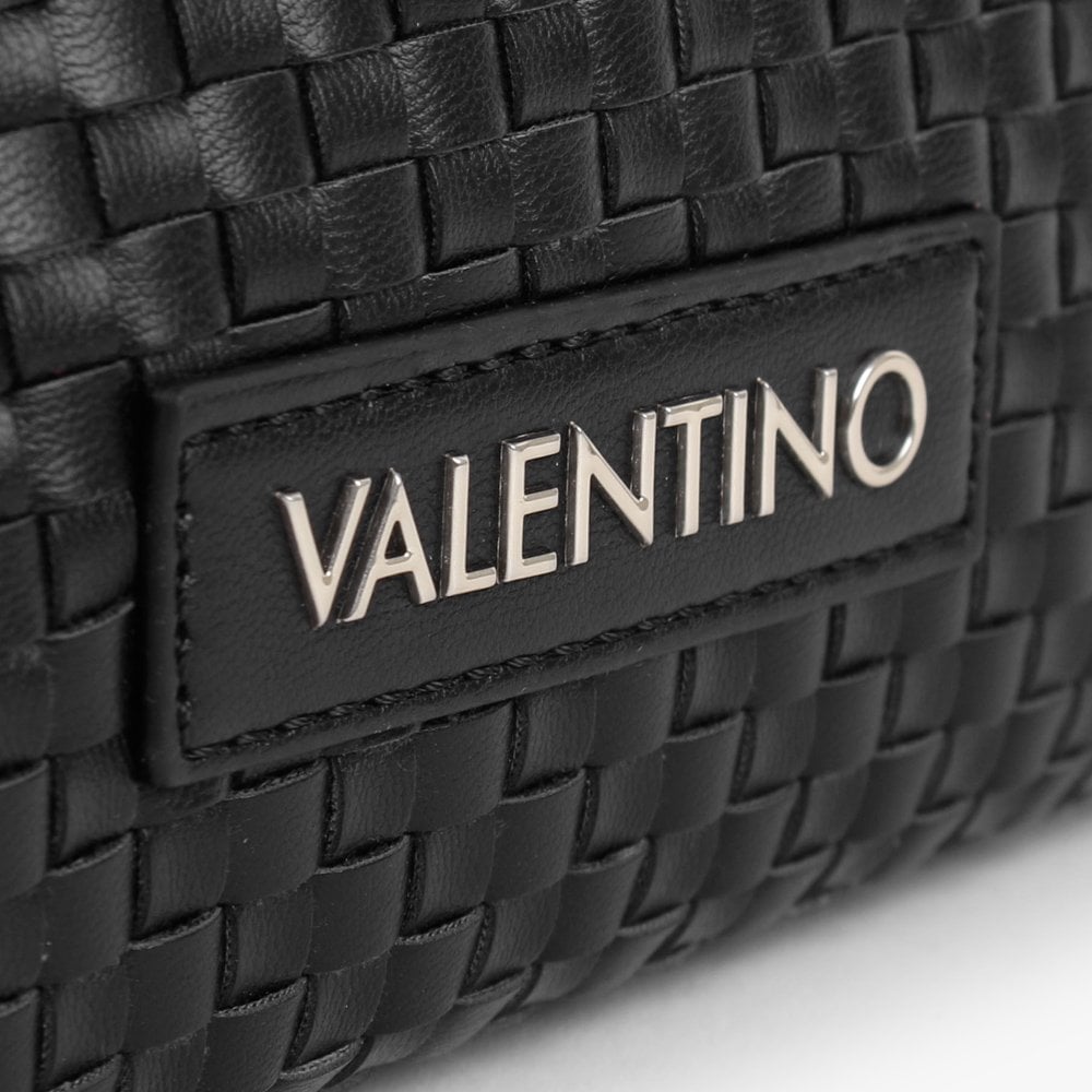 Daiquiri Black Woven Pochette Bag