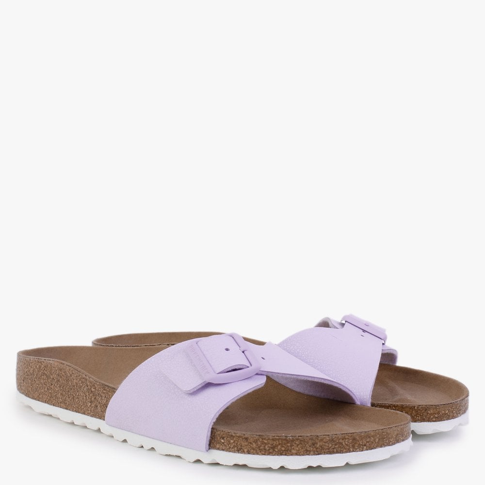 Madrid Vegan Birko-Flor Lavender Fog Mules