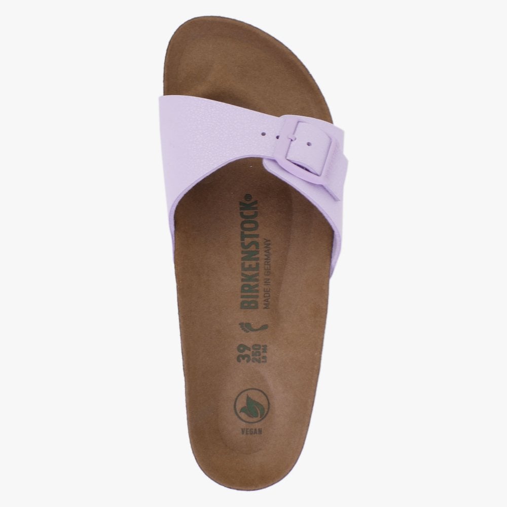 Madrid Vegan Birko-Flor Lavender Fog Mules