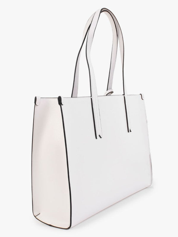 Frida II White Shopper Bag