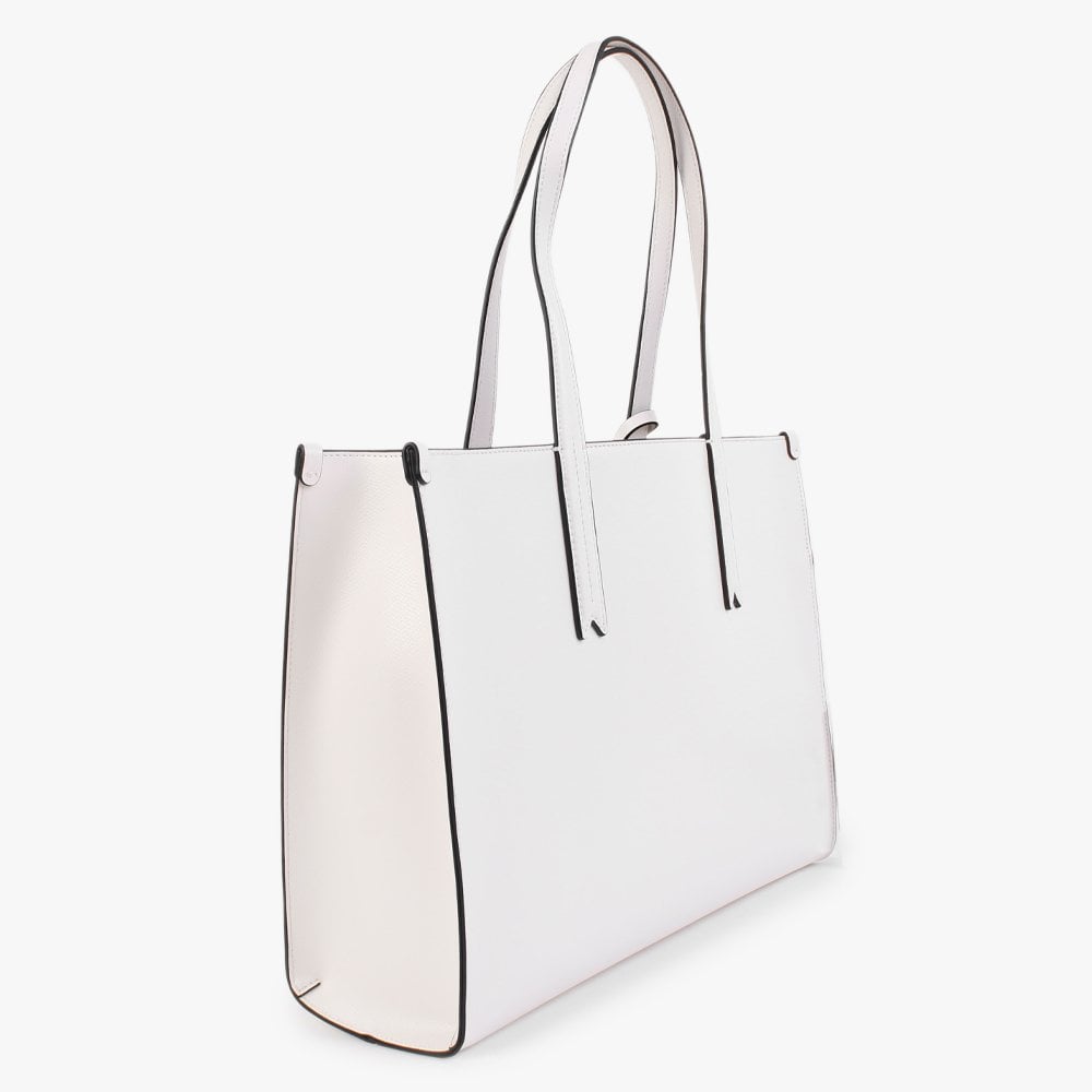 Frida II White Shopper Bag
