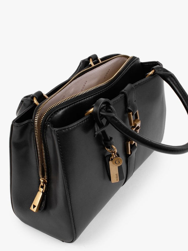 Briana Girlfriend Black Satchel Bag