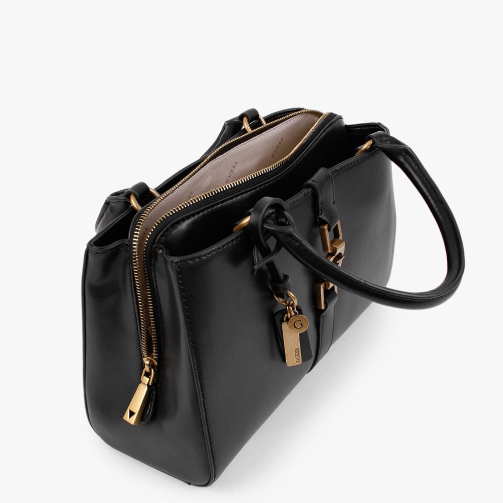 Briana Girlfriend Black Satchel Bag