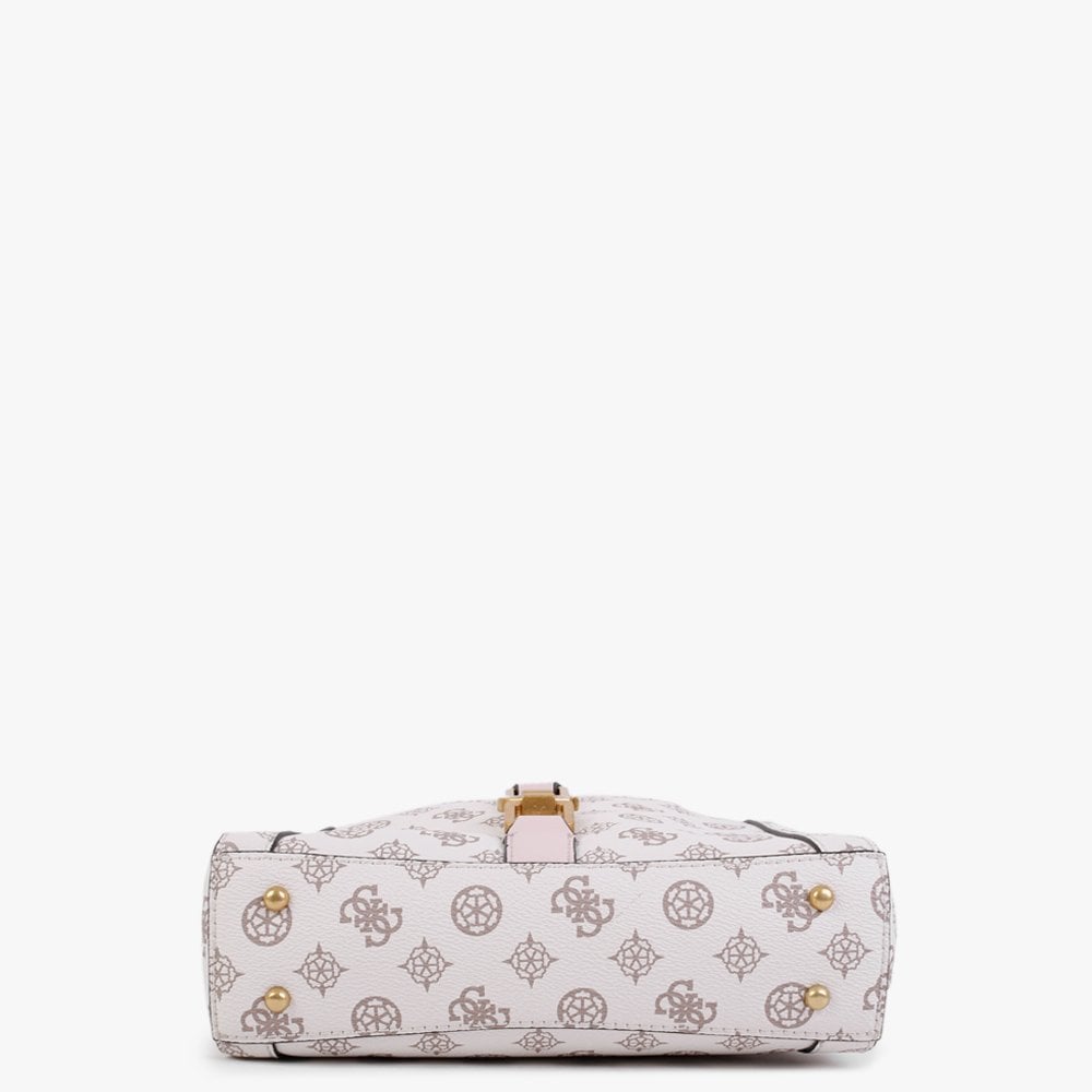 Briana Society Cream Logo Cross-Body Bag