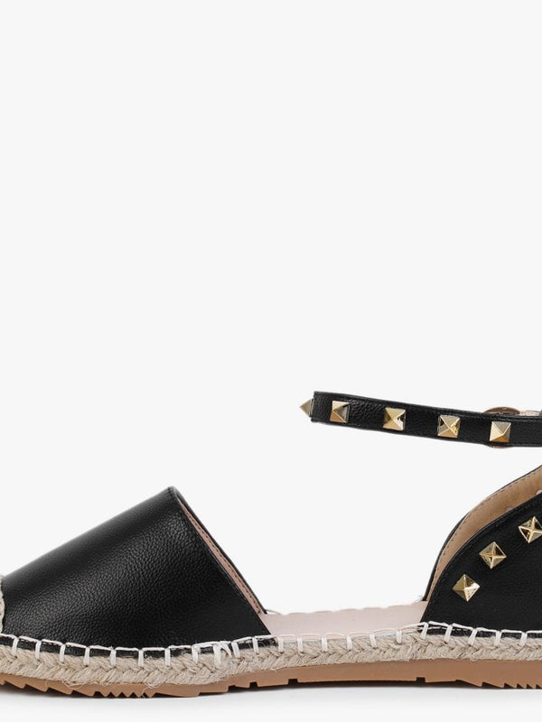 Cubette Black Studded Espadrilles