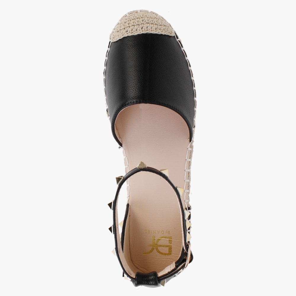 Cubette Black Studded Espadrilles