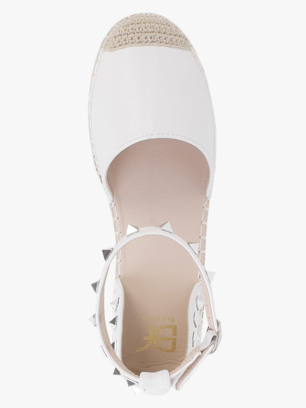Cubette White Studded Espadrilles