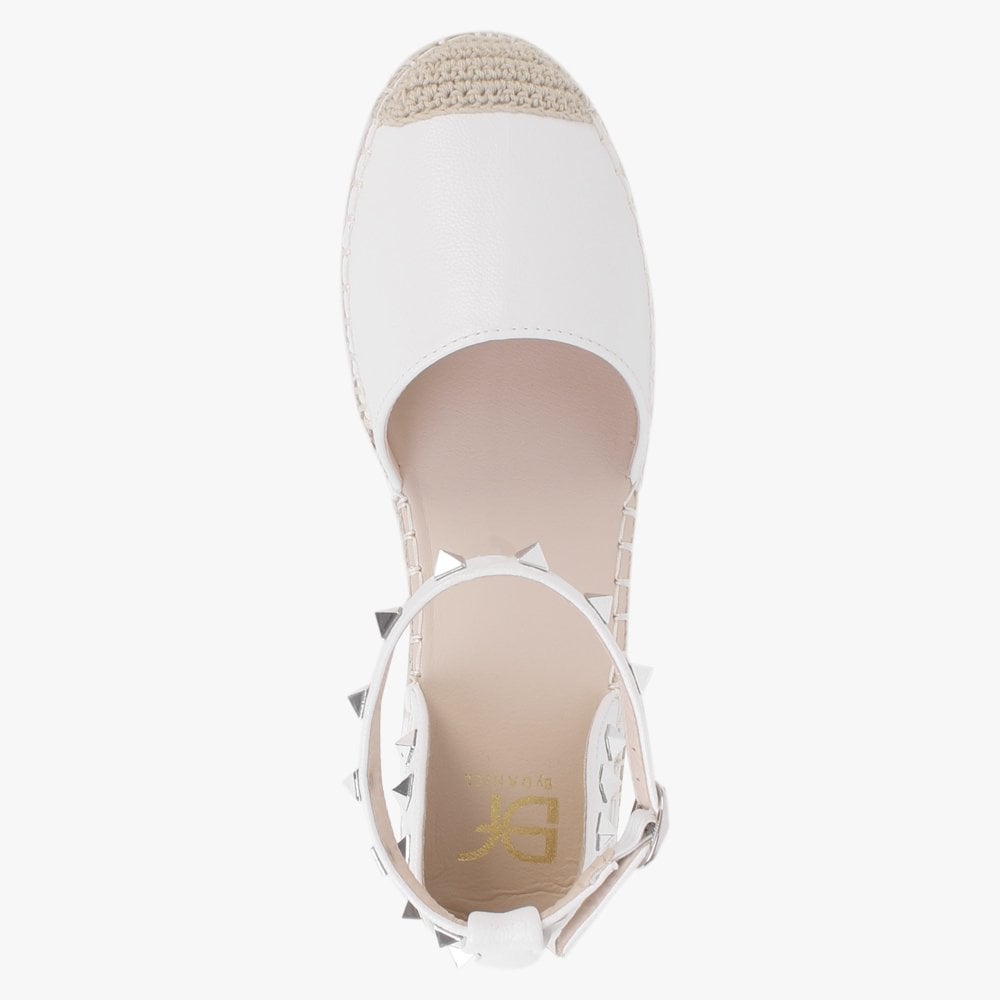 Cubette White Studded Espadrilles