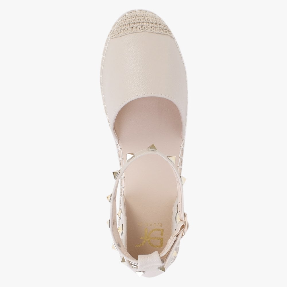 Cubette Beige Studded Espadrilles