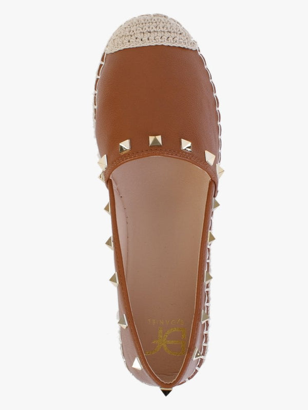 Cubby Tan Studded Espadrilles