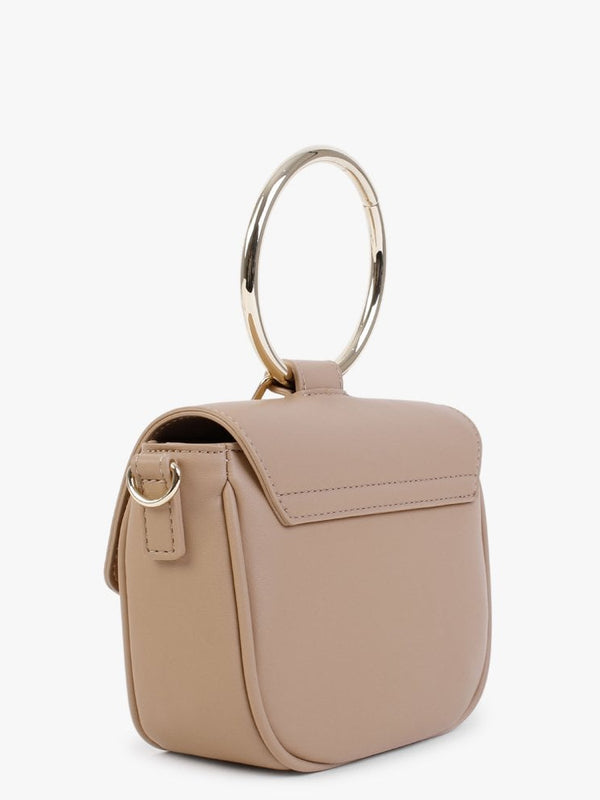 Lockie Heart Beige Cross-Body Bag