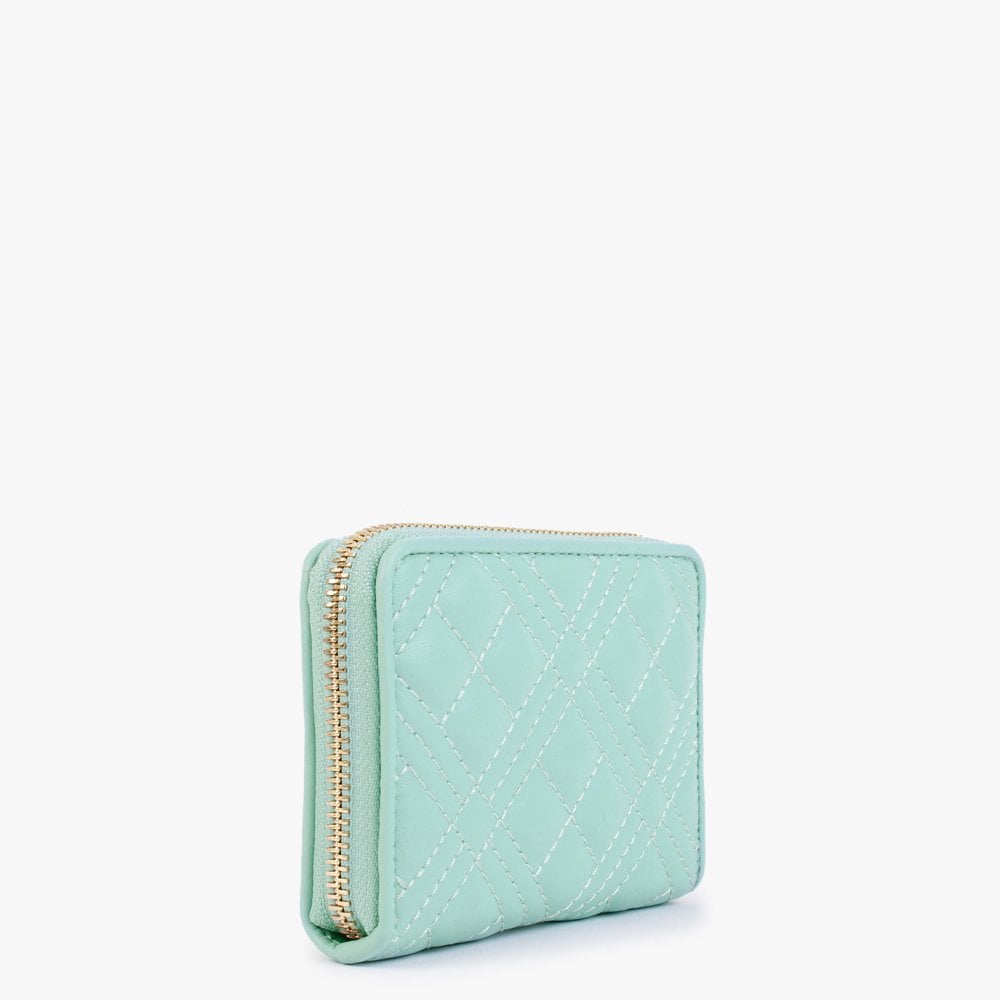 Quilted Menta Coin Purse