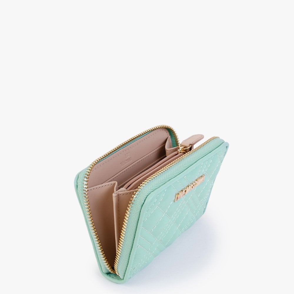 Quilted Menta Coin Purse