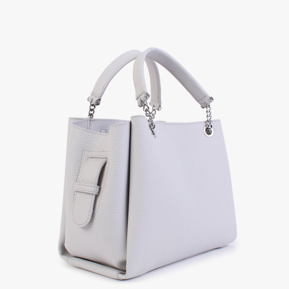 Small Tri Cloud Pebbled Tote Bag