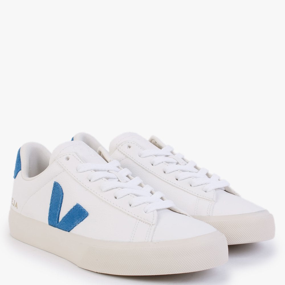 Campo Chromefree Leather Extra White Swedish Blue Trainers