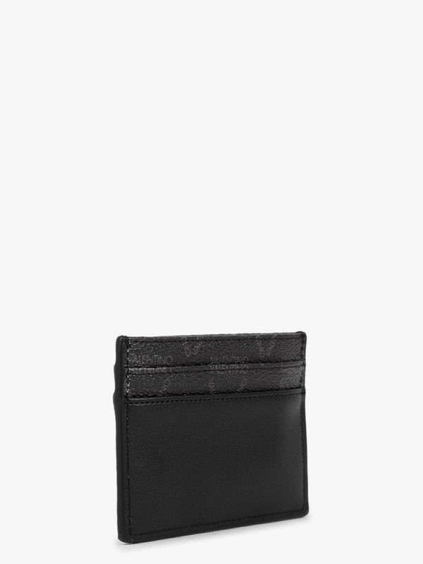 Liuto Black Multi Logo Card Case