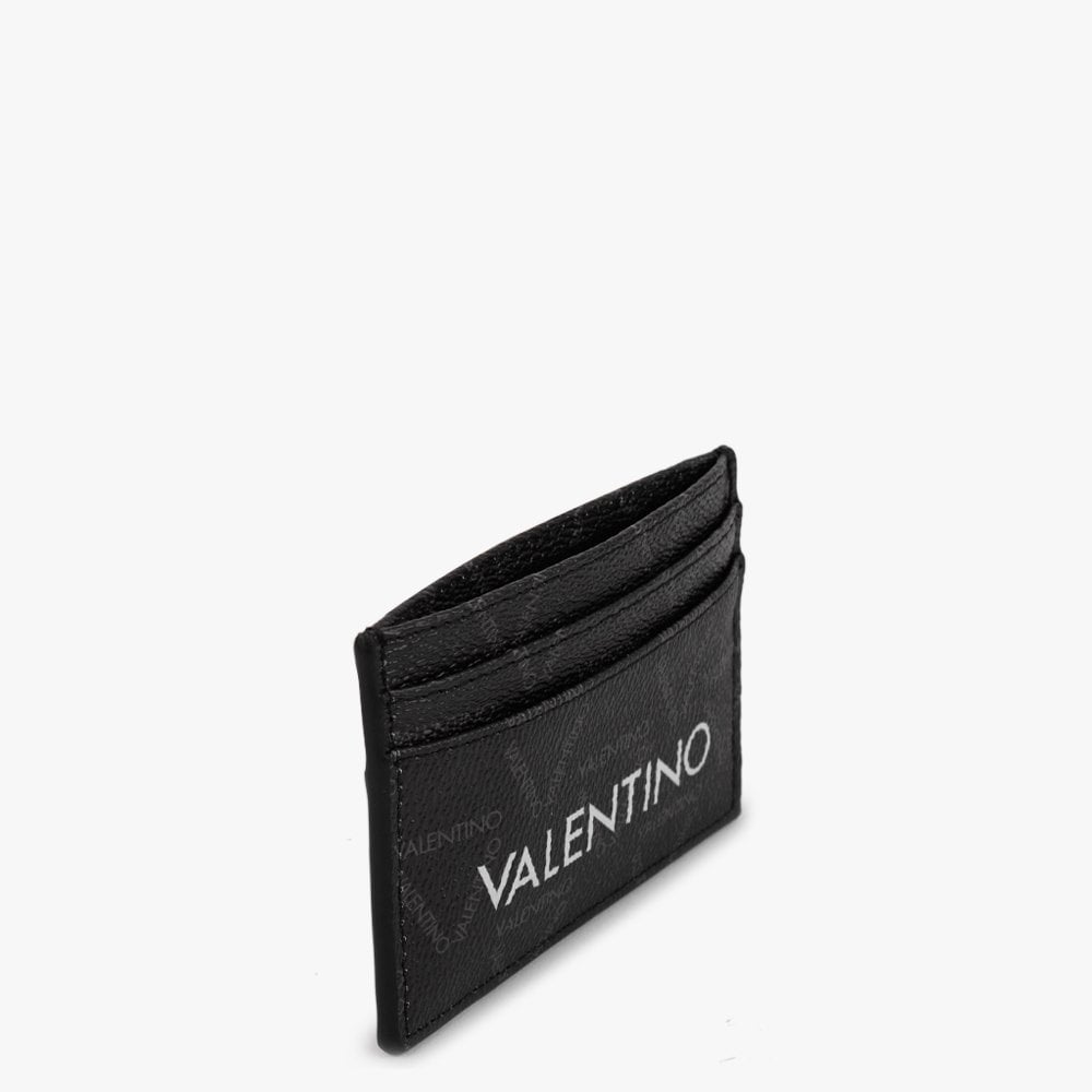 Liuto Black Multi Logo Card Case