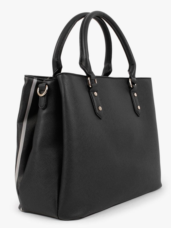 Island Black Multi Tote Bag