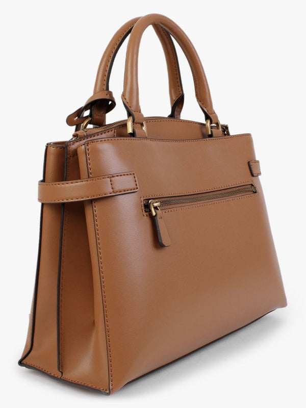 Zadie Cognac Girlfriend Satchel Bag