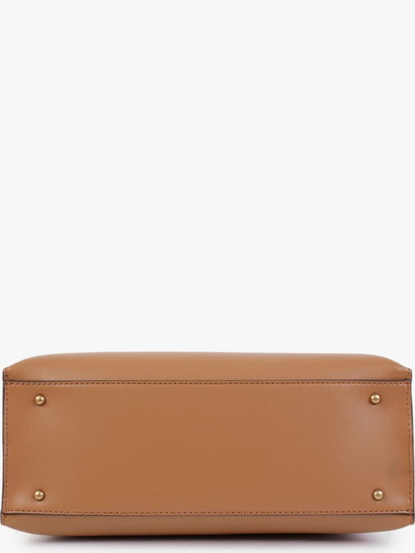 Zadie Cognac Girlfriend Satchel Bag