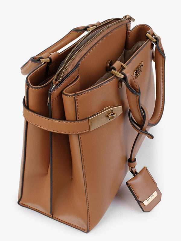 Zadie Cognac Girlfriend Satchel Bag