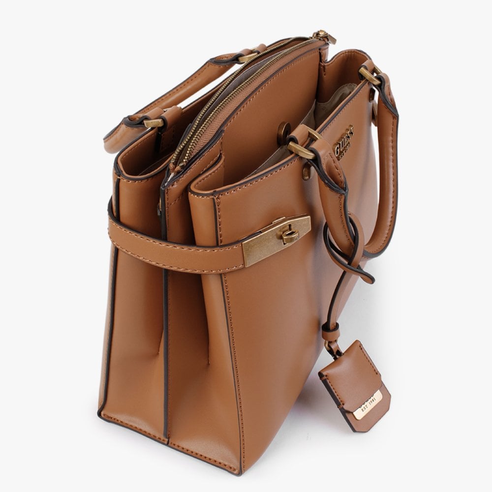 Zadie Cognac Girlfriend Satchel Bag