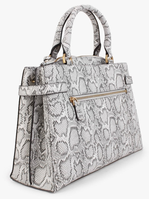 Zadie Python Girlfriend Satchel Bag