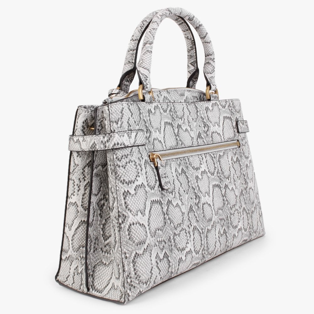 Zadie Python Girlfriend Satchel Bag
