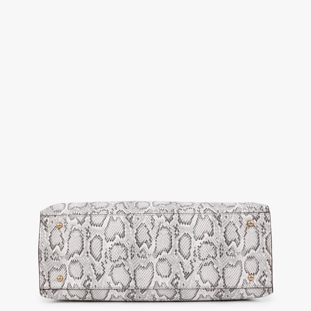 Zadie Python Girlfriend Satchel Bag