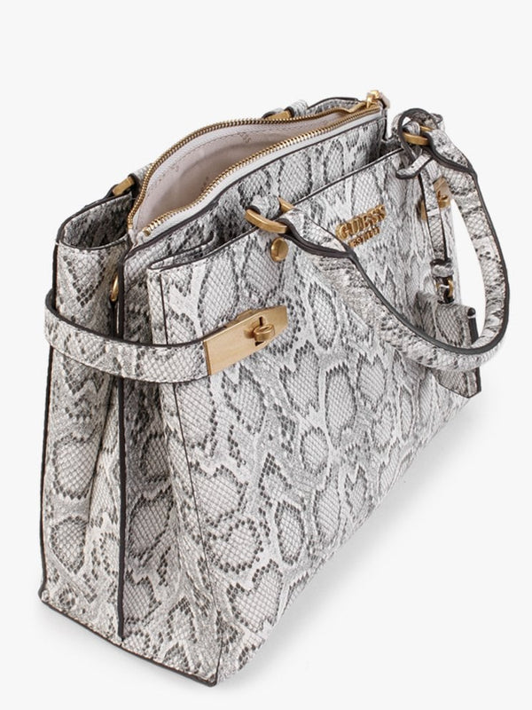 Zadie Python Girlfriend Satchel Bag