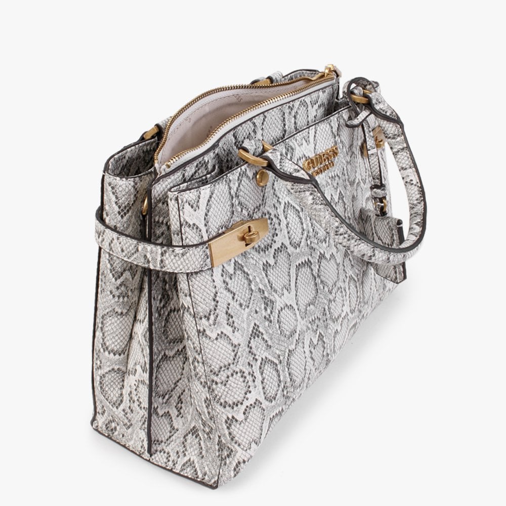 Zadie Python Girlfriend Satchel Bag