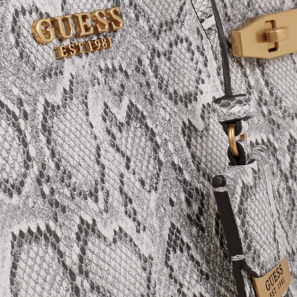 Zadie Python Girlfriend Satchel Bag