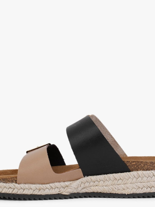 Irkan Multicoloured Leather Espadrille Mules