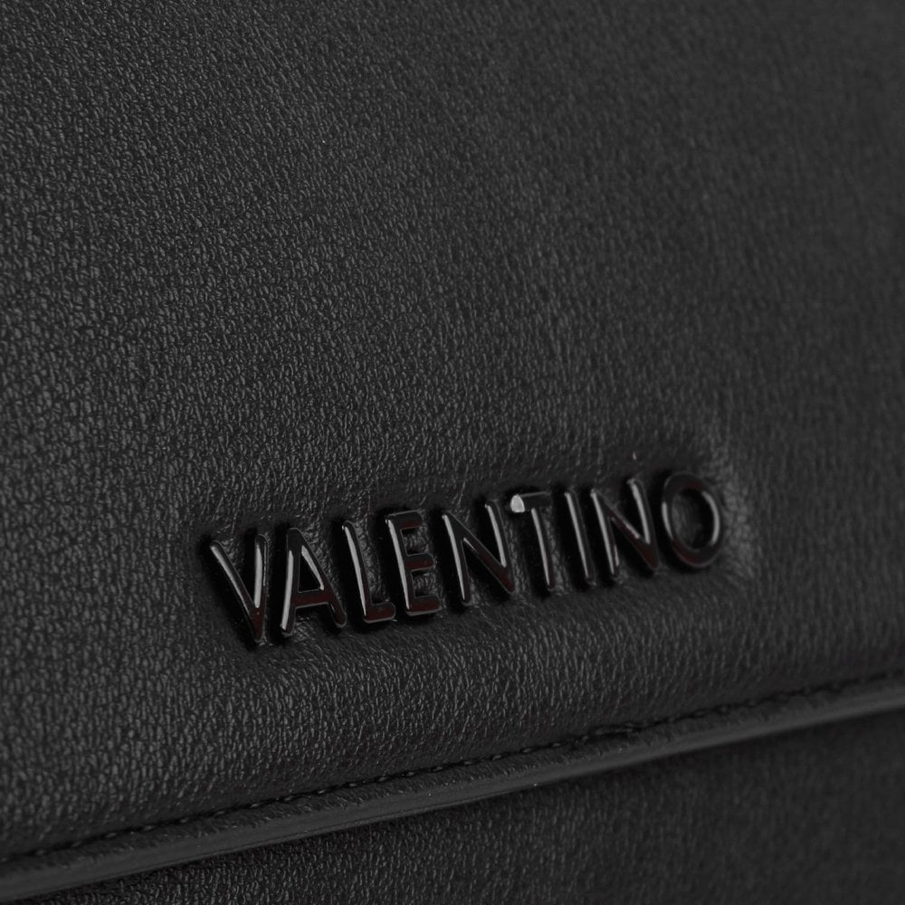Cognac Black Wallet On A Chain