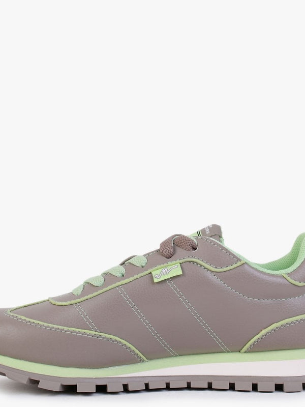 The Fluoro Jogger Leather Moon Rock Trainers