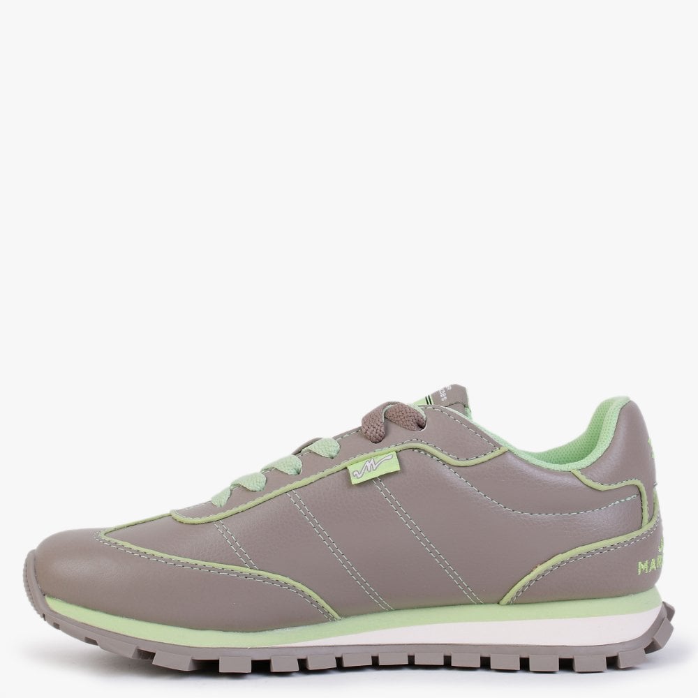 The Fluoro Jogger Leather Moon Rock Trainers