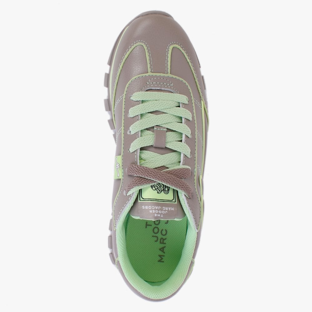 The Fluoro Jogger Leather Moon Rock Trainers