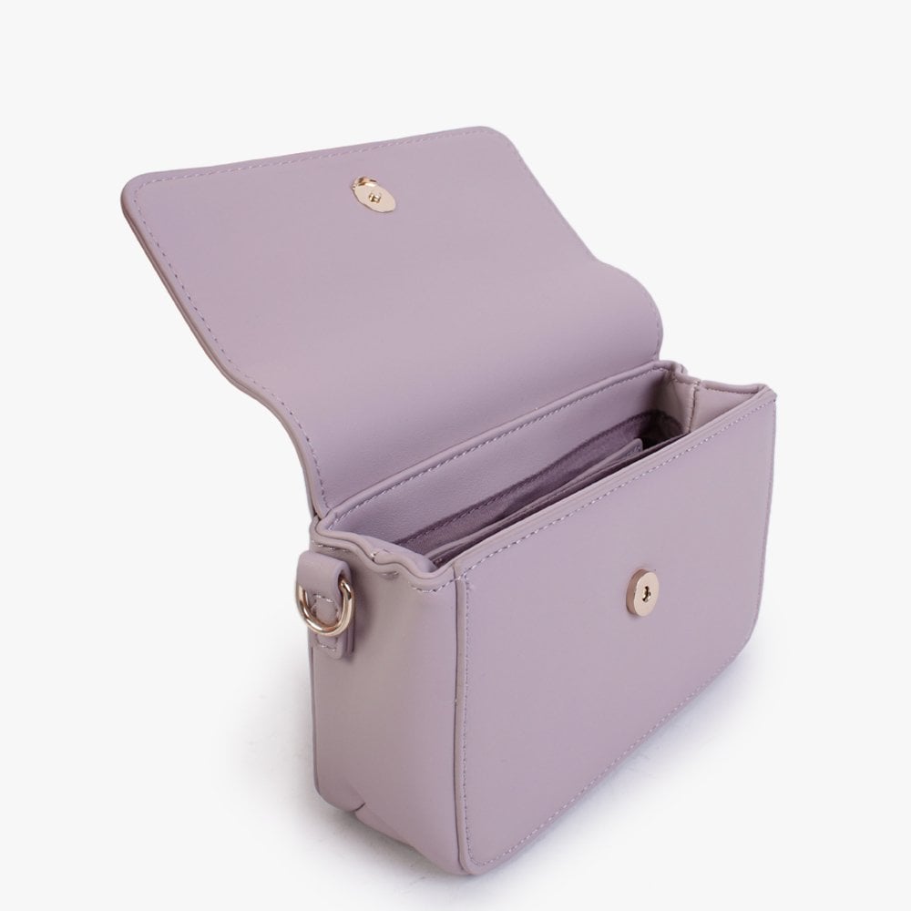 Small Champagne Lilla Satchel Bag