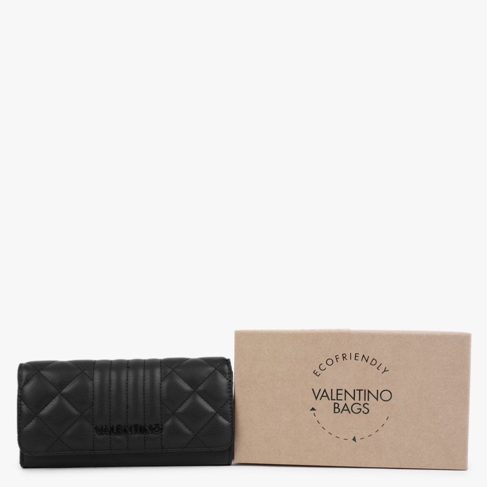 Soda Black Quilted Wallet