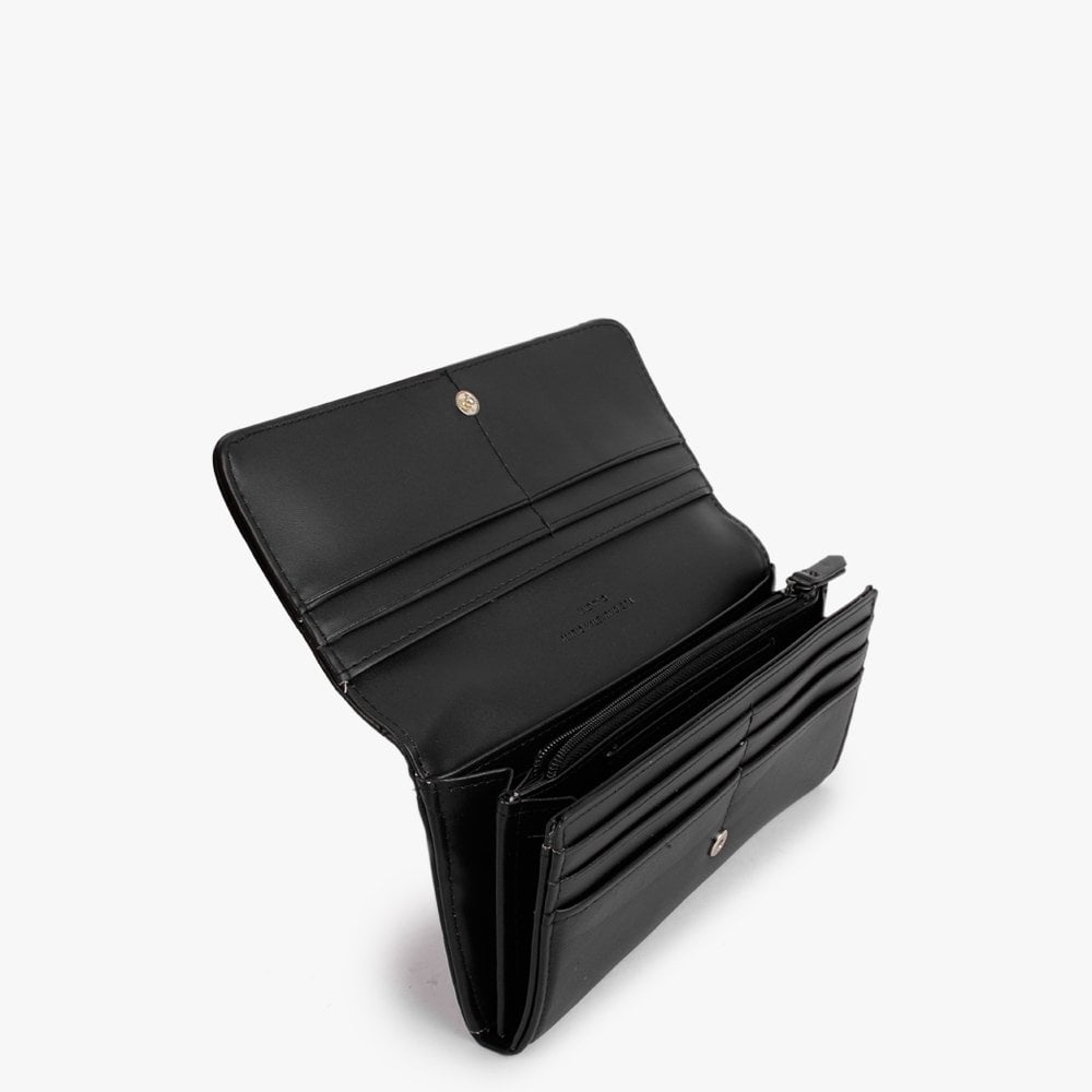 Soda Black Quilted Wallet
