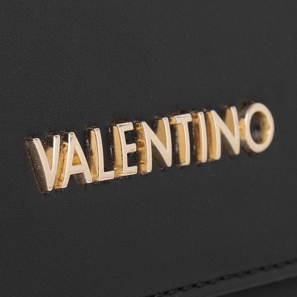Small Champagne Black Satchel Bag