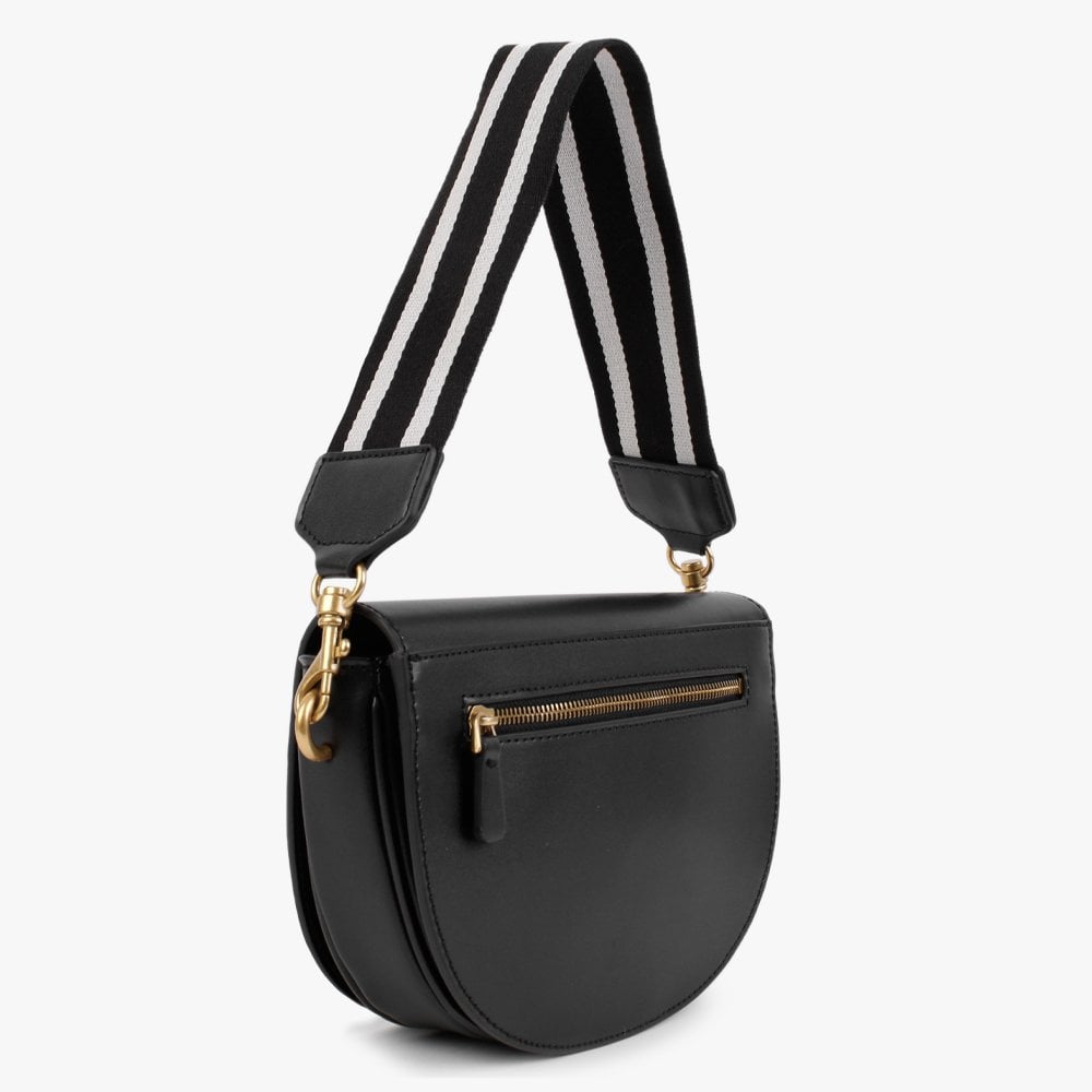 Danna Black Saddle Bag